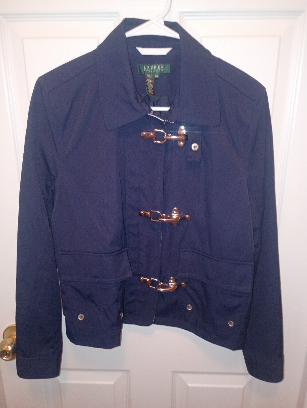Like New... LAUREN RALPH LAUREN***FIREMAN CLASP JACKET... Size P/L
